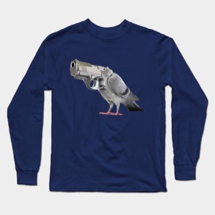 Pigeon Gun Merge Long Sleeve T-Shirt